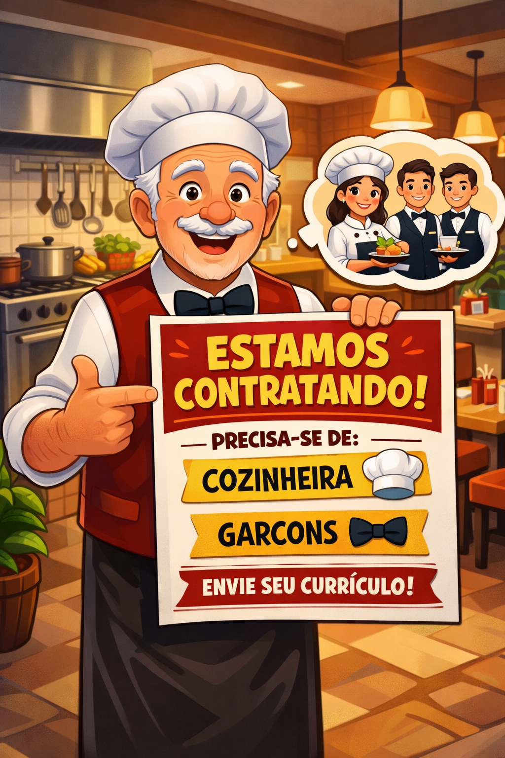 Contratante abrindo vaga